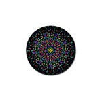 Fractal Texture Golf Ball Marker (4 pack) Front
