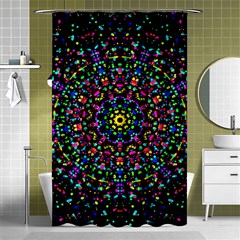 Fractal Texture Shower Curtain 48  X 72  (small) 