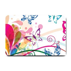 Butterfly Vector Art Small Doormat 