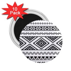 Aztec Pattern 2 25  Magnets (10 Pack)  by Amaryn4rt