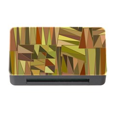 Earth Tones Geometric Shapes Unique Memory Card Reader With Cf by Simbadda
