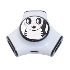 Meow 3-port Usb Hub by evpoe