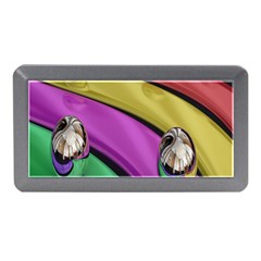 Balloons Colorful Rainbow Metal Memory Card Reader (mini) by Simbadda