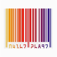 Colorful Gradient Barcode Small Glasses Cloth by Simbadda