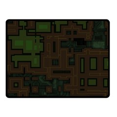 Circuit Board A Completely Seamless Background Design Fleece Blanket (small) by Simbadda