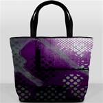 Evil Moon Dark Background With An Abstract Moonlit Landscape Bucket Bags Front