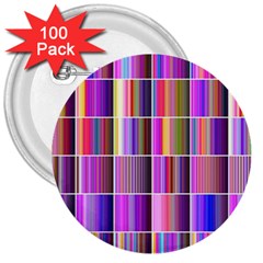 Plasma Gradient Gradation 3  Buttons (100 Pack)  by Simbadda