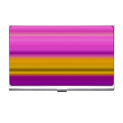 Stripes Colorful Background Colorful Pink Red Purple Green Yellow Striped Wallpaper Business Card Holders by Simbadda