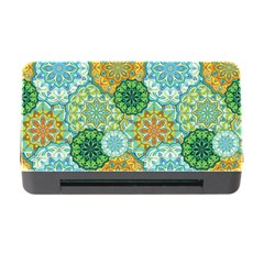 Forest Spirits  Green Mandalas  Memory Card Reader With Cf by bunart