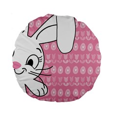 Easter Bunny  Standard 15  Premium Round Cushions