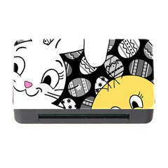 Easter Bunny And Chick  Memory Card Reader With Cf by Valentinaart