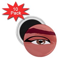 Eye Difficulty Red 1 75  Magnets (10 Pack)  by Mariart