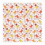 Happy Birds Seamless Pattern Animal Birds Pattern Medium Glasses Cloth Front