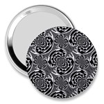 Metallic Mesh Pattern 3  Handbag Mirrors Front