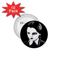 Wednesday Addams 1 75  Buttons (10 Pack) by Valentinaart