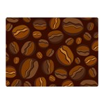 Coffee Beans Double Sided Flano Blanket (Mini)  35 x27  Blanket Back