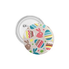 Easter Rabbit Bunny Rainbow 1 75  Buttons by Mariart