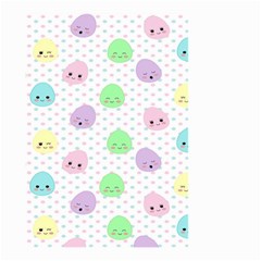 Egg Easter Smile Face Cute Babby Kids Dot Polka Rainbow Small Garden Flag (two Sides) by Mariart