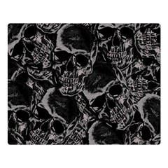 Skulls Pattern Double Sided Flano Blanket (large)  by ValentinaDesign