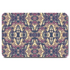 Multicolored Modern Geometric Pattern Large Doormat  by dflcprints