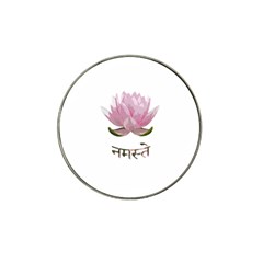 Namaste - Lotus Hat Clip Ball Marker (10 Pack) by Valentinaart