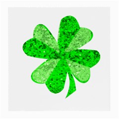 St Patricks Day Shamrock Green Medium Glasses Cloth (2-side) by Nexatart