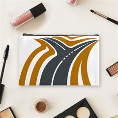 Transparent All Road Tours Bus Charter Street Cosmetic Bag (medium) 