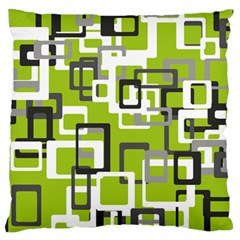Pattern Abstract Form Four Corner Large Flano Cushion Case (one Side) by Nexatart