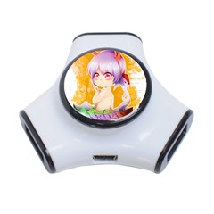 Easter Bunny Girl 3-port Usb Hub by Catifornia