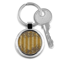 Wall Paper Old Line Vertical Key Chains (round)  by Mariart