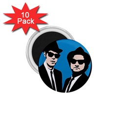 Blues Brothers  1 75  Magnets (10 Pack)  by Valentinaart
