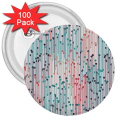 Vertical Behance Line Polka Dot Grey Pink 3  Buttons (100 Pack)  by Mariart