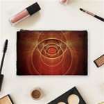 The Rusty Red Fractal Scarab of Fiery Old Man Ra Cosmetic Bag (Medium)  Front