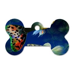 Marine Fishes Dog Tag Bone (one Side) by BangZart