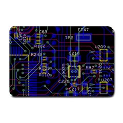 Technology Circuit Board Layout Small Doormat  by BangZart