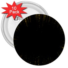 Colorful Light Ray Border Animation Loop Yellow 3  Buttons (10 Pack)  by Mariart