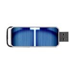Blue Cross Christian Portable USB Flash (Two Sides) Front