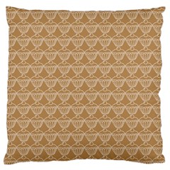 Cake Brown Sweet Large Flano Cushion Case (two Sides) by Mariart