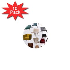 Furnitur Chair 1  Mini Magnet (10 Pack)  by Mariart