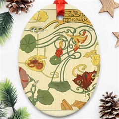 Floral Art Nouveau Ornament (oval) by NouveauDesign