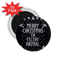 Ugly Christmas Sweater 2 25  Magnets (10 Pack)  by Valentinaart