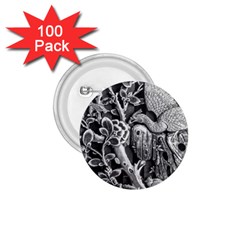 Black And White Pattern Texture 1 75  Buttons (100 Pack)  by Celenk