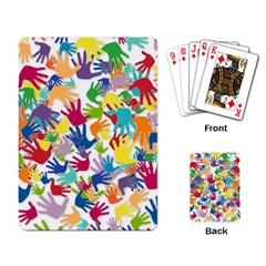 Volunteers Hands Voluntary Wrap Playing Card by Celenk
