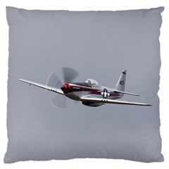 P-51 Mustang Flying Standard Flano Cushion Case (one Side) by Ucco
