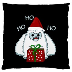Yeti Xmas Standard Flano Cushion Case (one Side) by Valentinaart