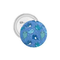 Cute Narwhal Pattern 1 75  Buttons