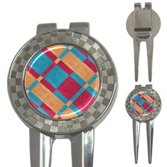 Fabric Textile Cloth Material 3-in-1 Golf Divots