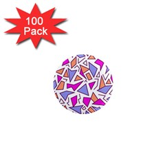 Retro Shapes 03 1  Mini Magnets (100 Pack) 