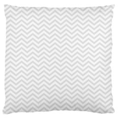 Light Chevron Large Flano Cushion Case (one Side) by jumpercat