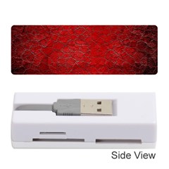Red Grunge Texture Black Gradient Memory Card Reader (stick)  by BangZart